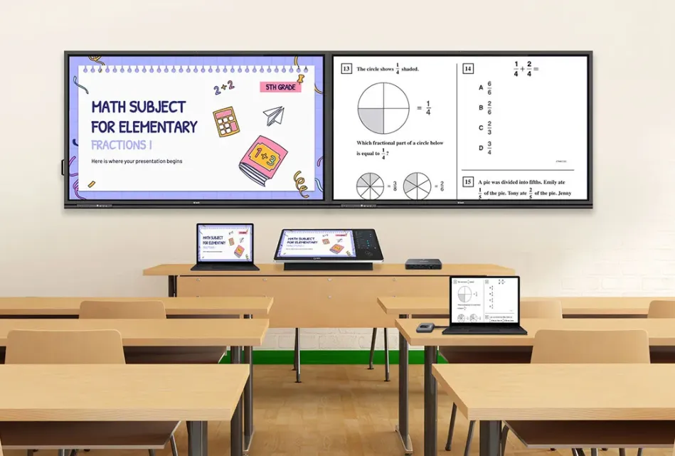 Maximizing Mathematical Research: The Impact of IQ Interactive Flat Panel Product Combination