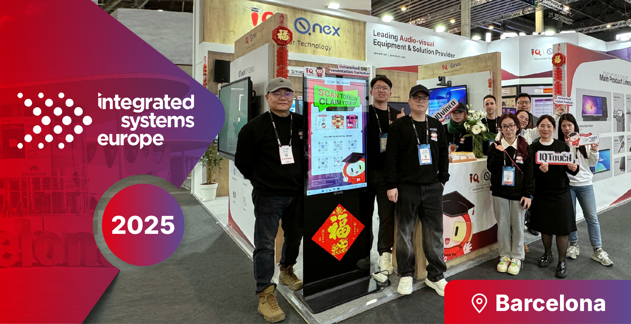 IQ&Q-NEX at ISE 2025 Recap: Next-Gen AV & Control Solutions